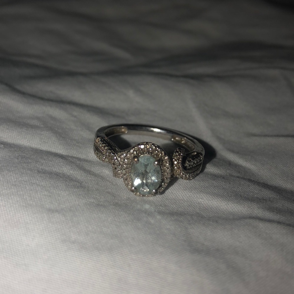 Aquamarine ring